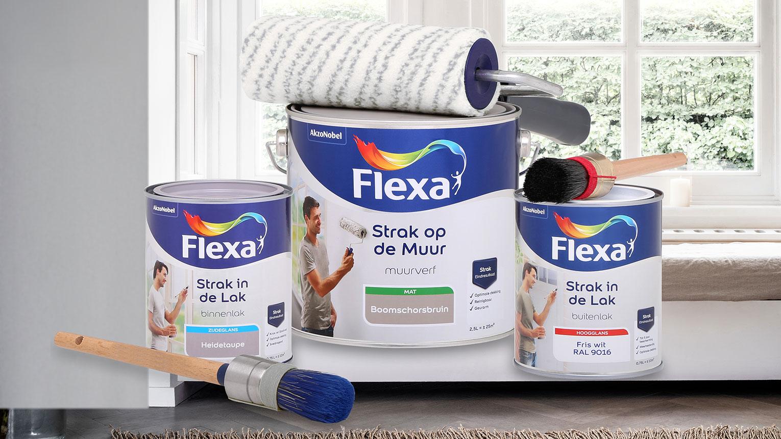 Flexa Strak collectie – compleet assortiment | Verf in alle kleuren voor binnen en buiten Flexa | Flexa