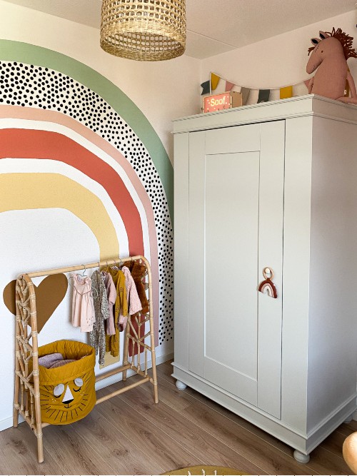 Babykamer met muurschildering Flexa Flexa